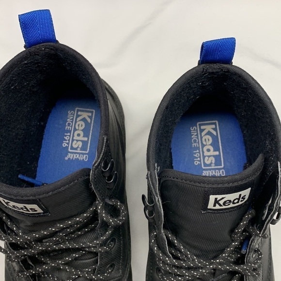 𝅺Keds Scout Lace Up Ankle Boots Lightly Lined with Faux Fur Size 9.5 - Picture 2 of 8